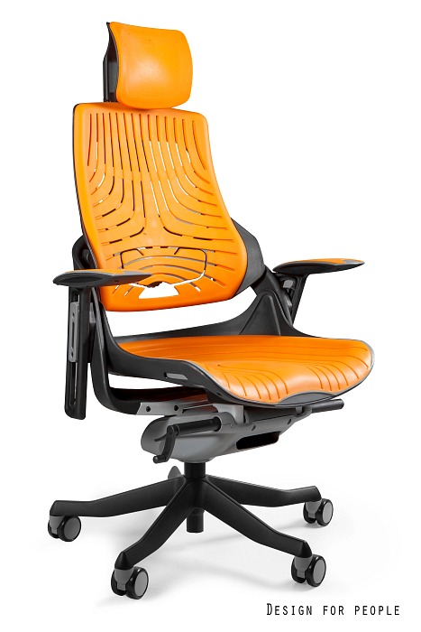 Scaun ergonomic Wau Negru / Elastomer Mango (TPE-12)