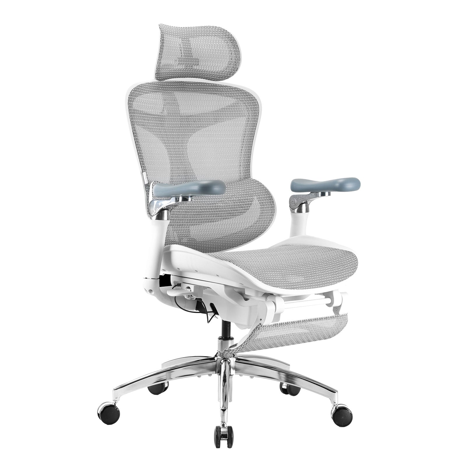 Sihoo Doro C300 Pro scaun ergonomic cu suport picioare alb