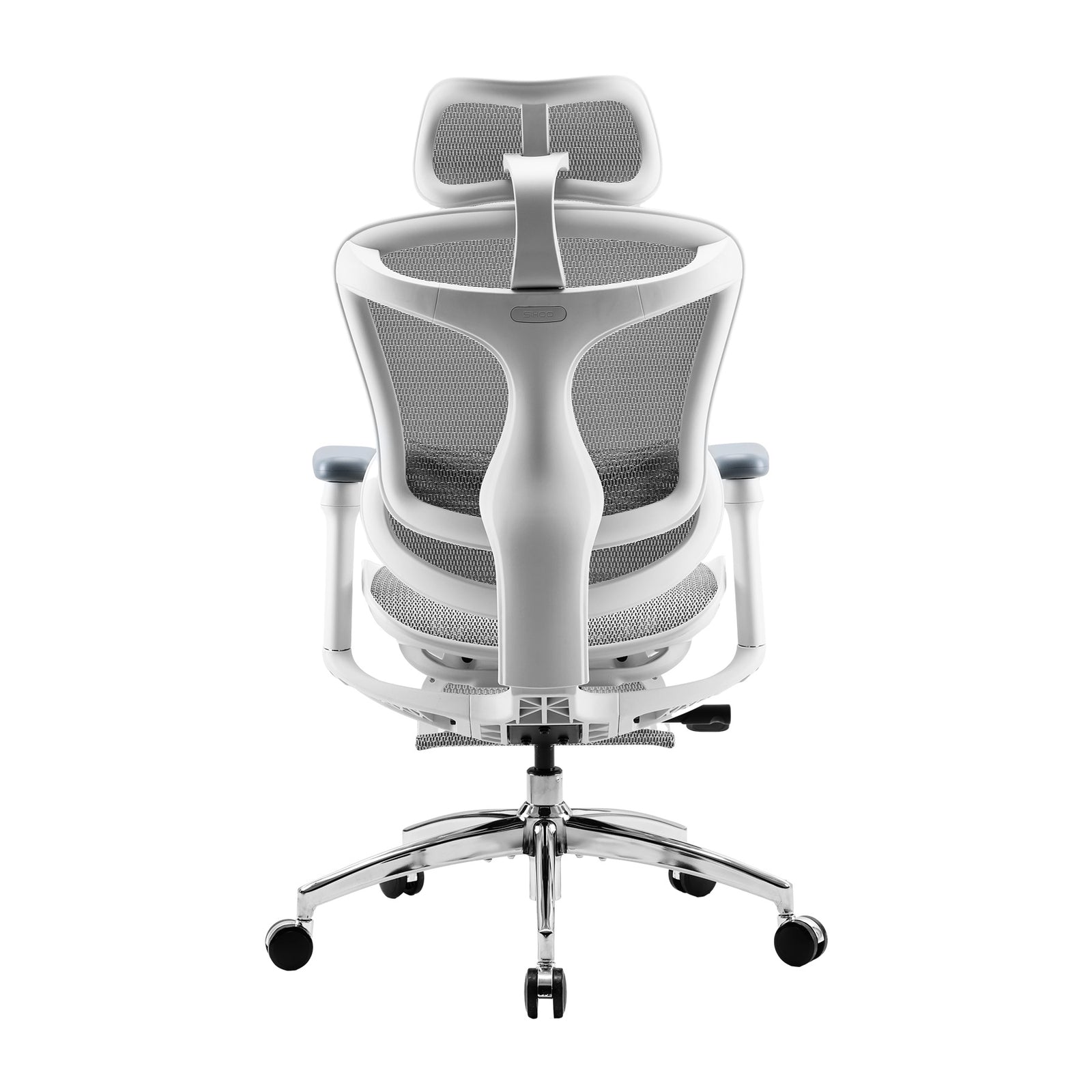 Sihoo Doro C300 scaun ergonomic cu suport picioare alb spate